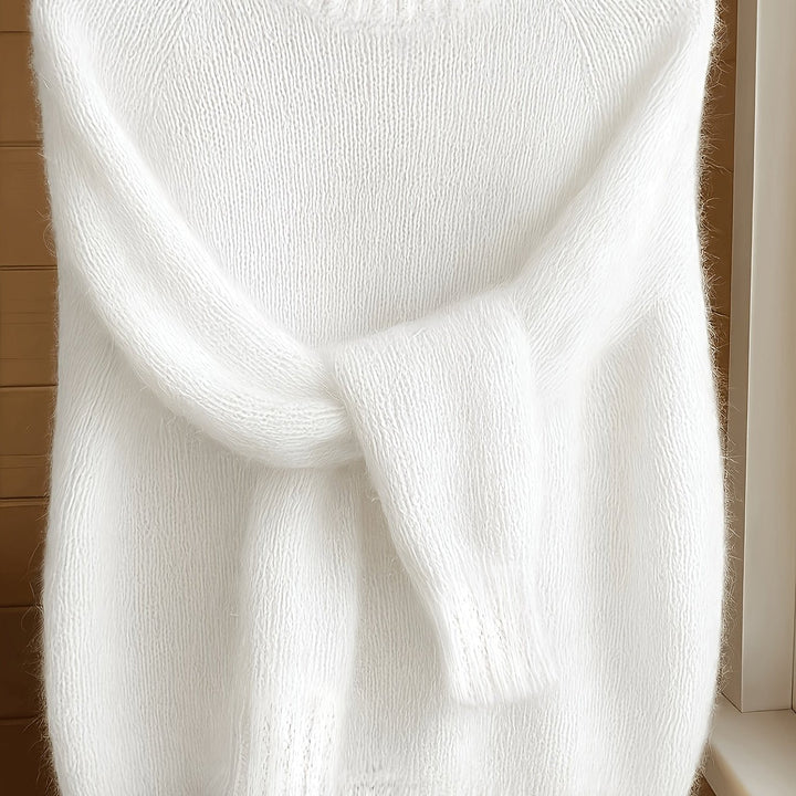 Camilla | Softly Textured Round-Neck Jumper