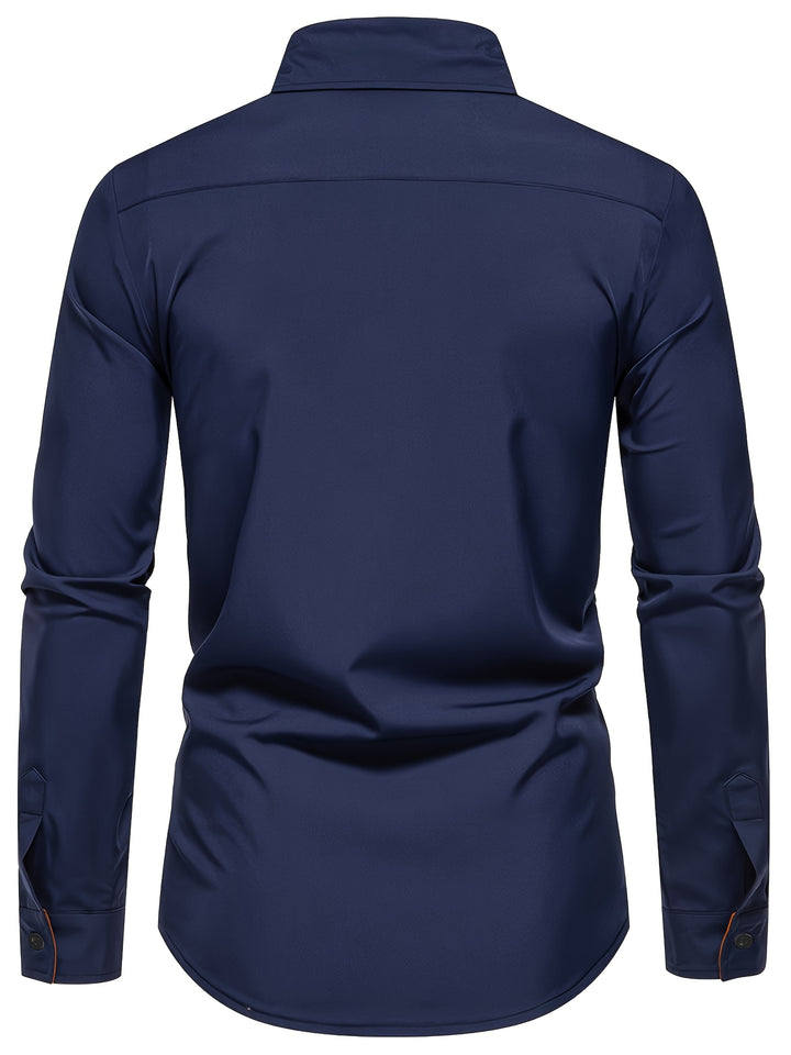 Barrett | Contrast-Trim Slim Fit Shirt
