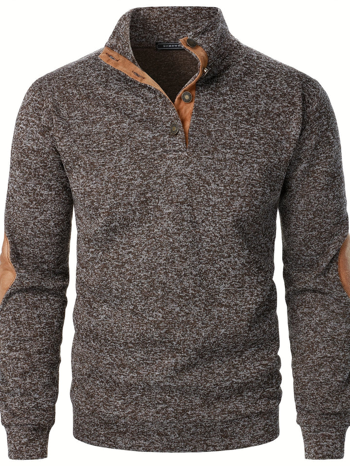 Wesson | Refined Button-Collar Pullover