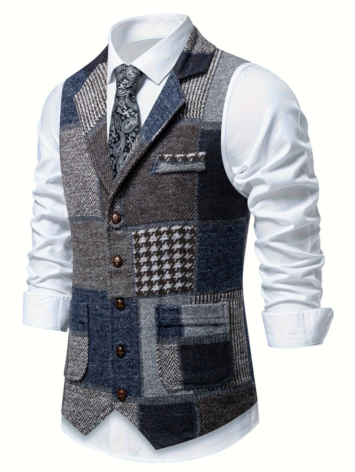 Edmund | Heritage Patchwork Waistcoat