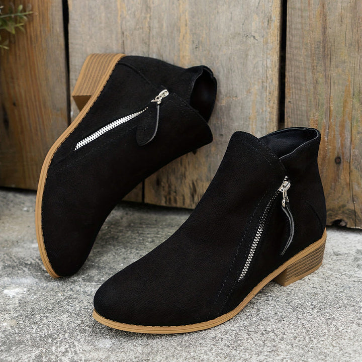 Adeline | Classic Side-Zip Ankle Boots