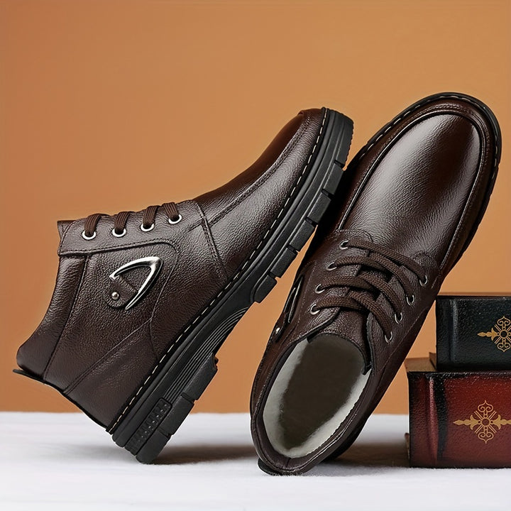 Douglas | Cosy High-Top Lace-Up Boots