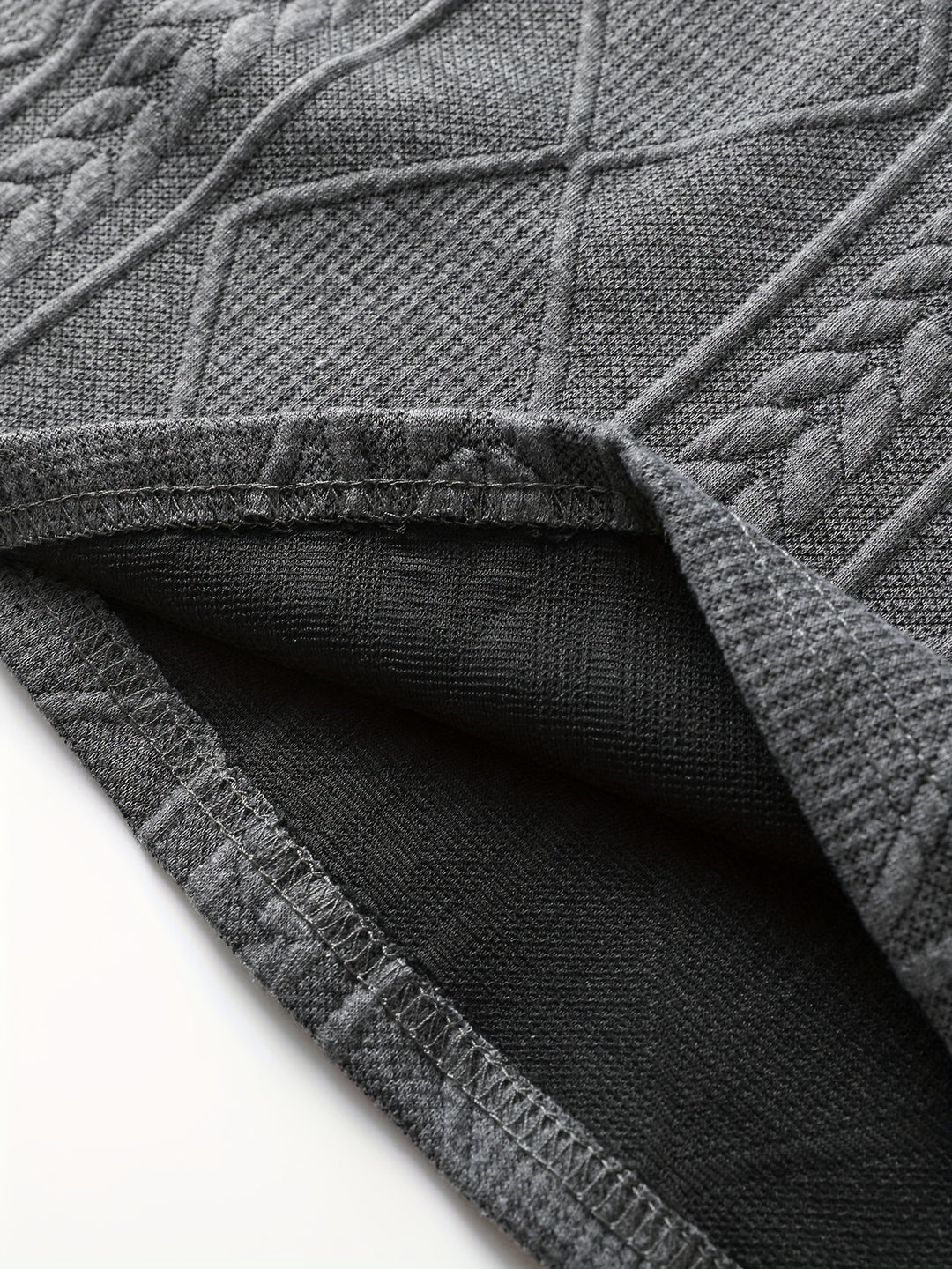 Everard | Textured Crew-Neck Long Sleeve Top