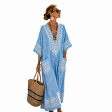 Suzette | Bohemian Embroidered Kaftan