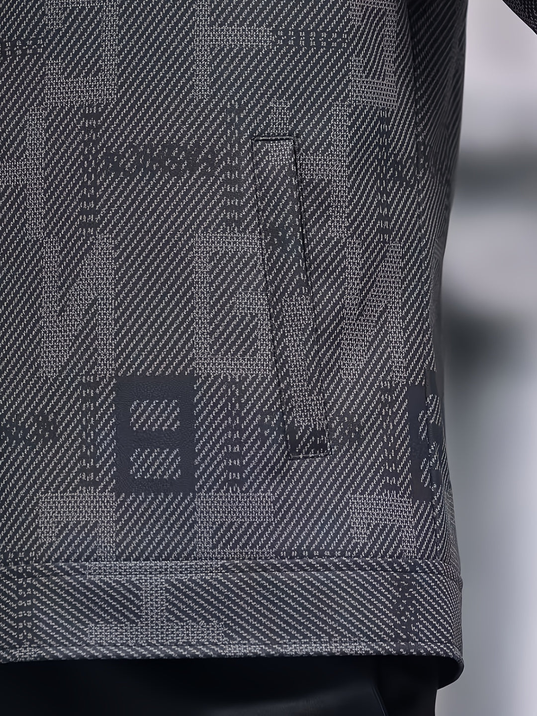 Preston | Refined Patterned Trucker Jacket