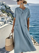 Alice | Relaxed Tie-Neck Summer Dress