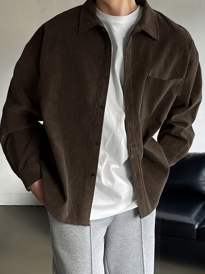 Sheldon | Relaxed Textured Button-Up Shirt