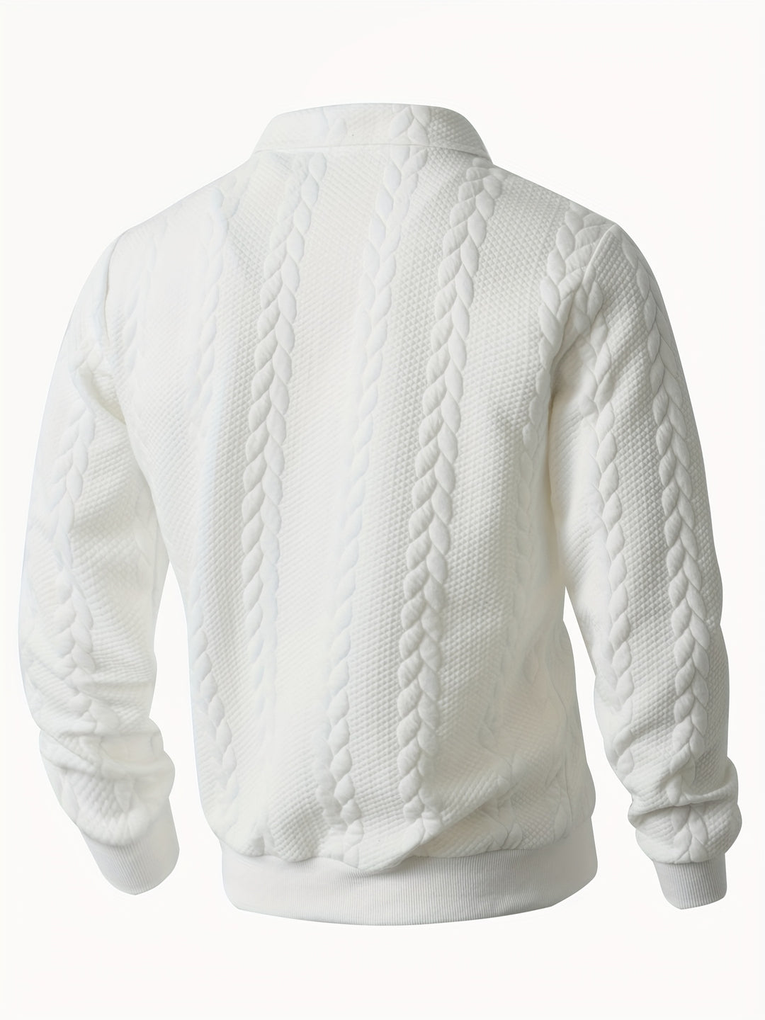 Harvey | Textured Half-Zip Pullover