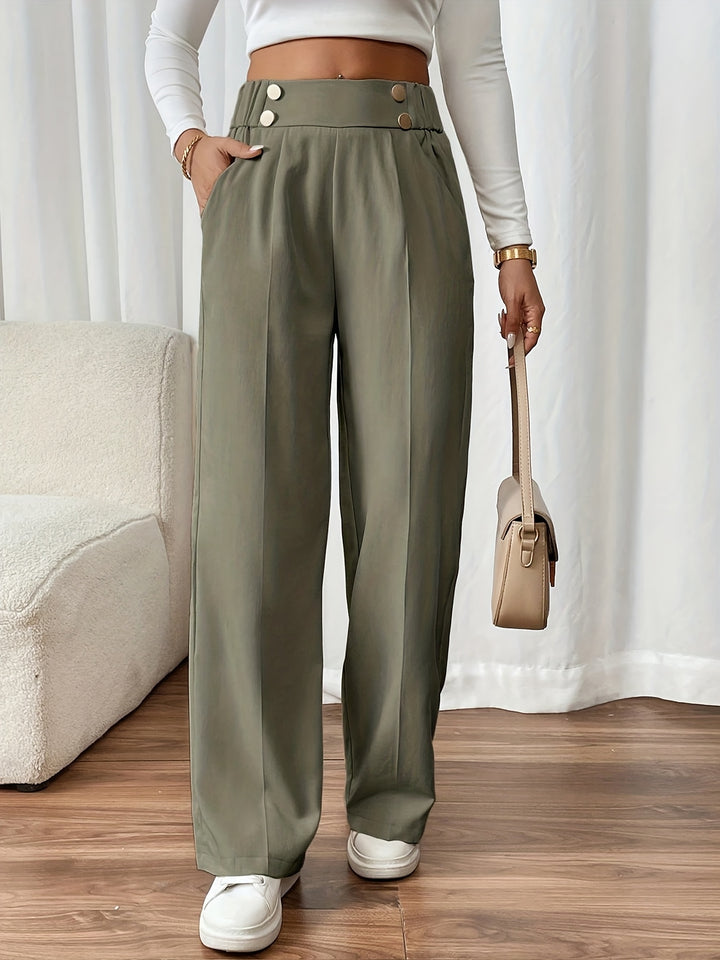 Amelia | Tailored Straight-Leg Trousers