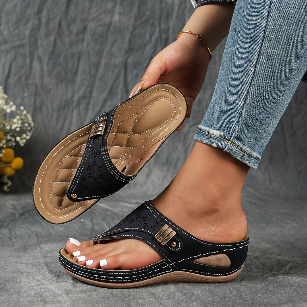 Simone | Arch-Support Wedge Sandals