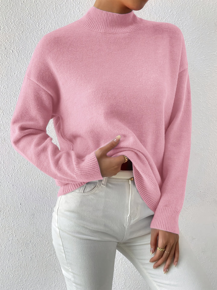 Sloane | Relaxed Mock Neck Jumper