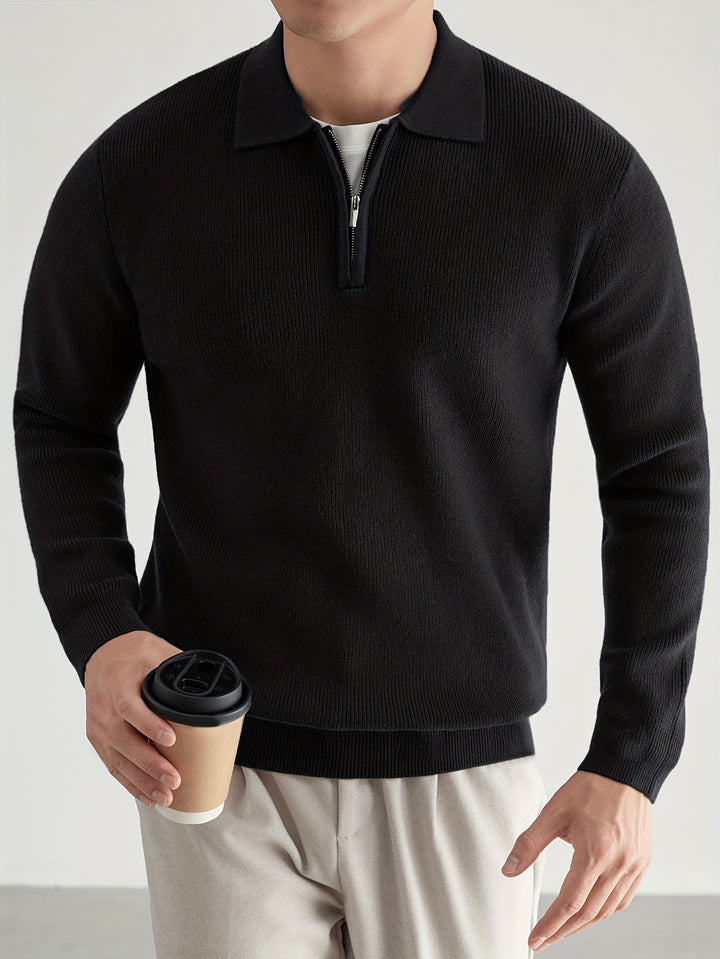 Desmond | Refined Zip-Collar Sweater