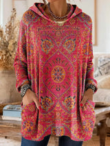 Nancy | Bohemian Hooded Jumper