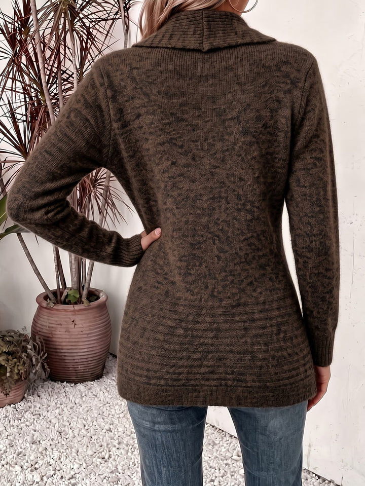 Grace | Ribbed Button-Tab Cardigan