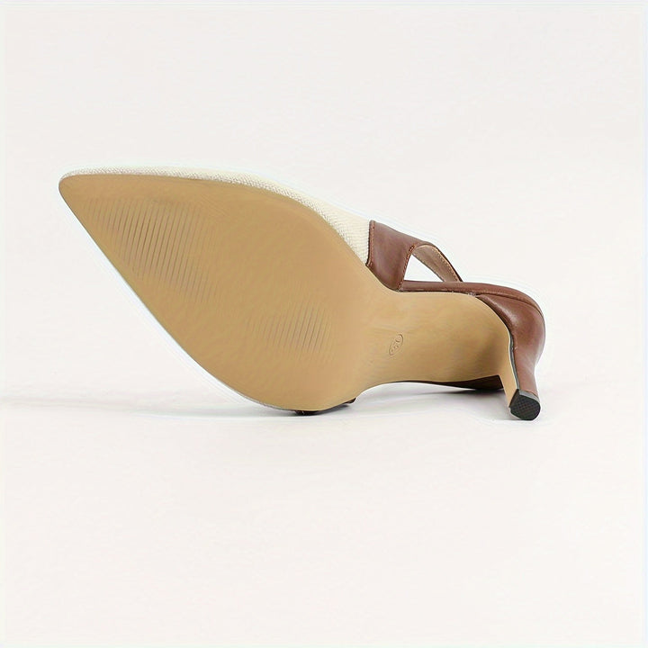 Alice | Pointed Slingback Heels
