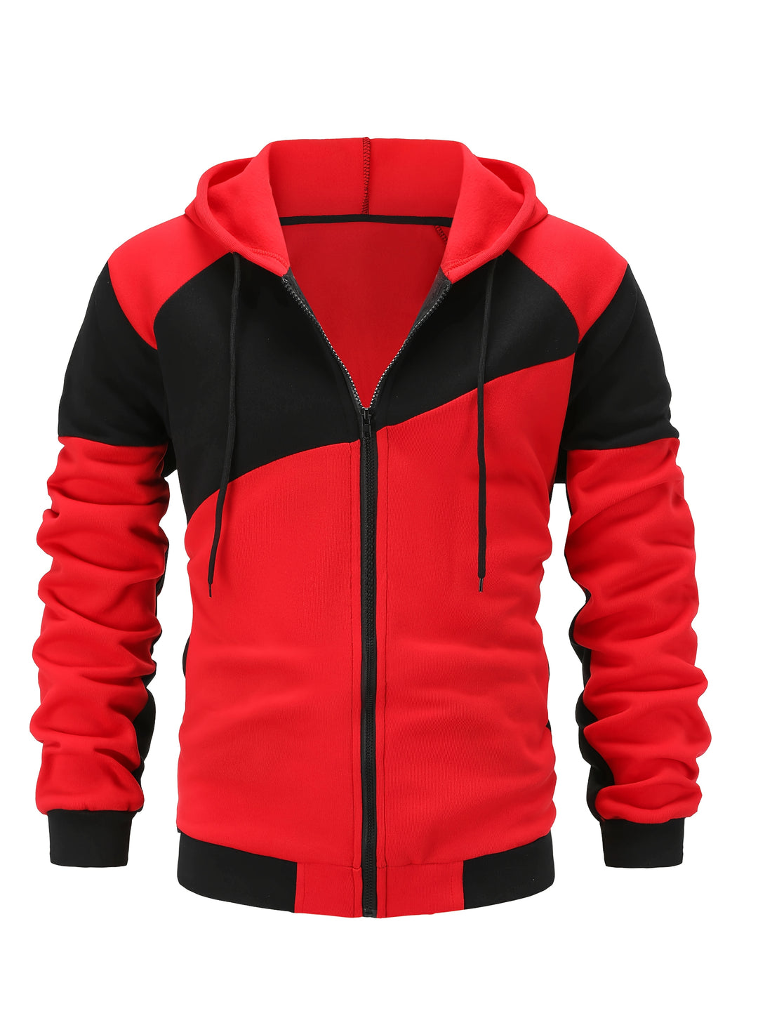 Carter | Colour Block Hooded Zip Jacket