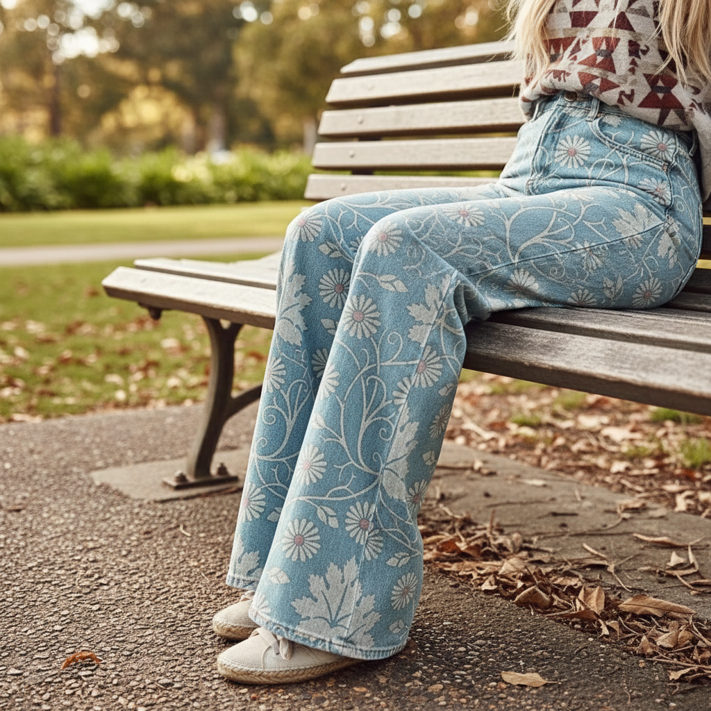 Carys | Floral Wide-Leg Trousers
