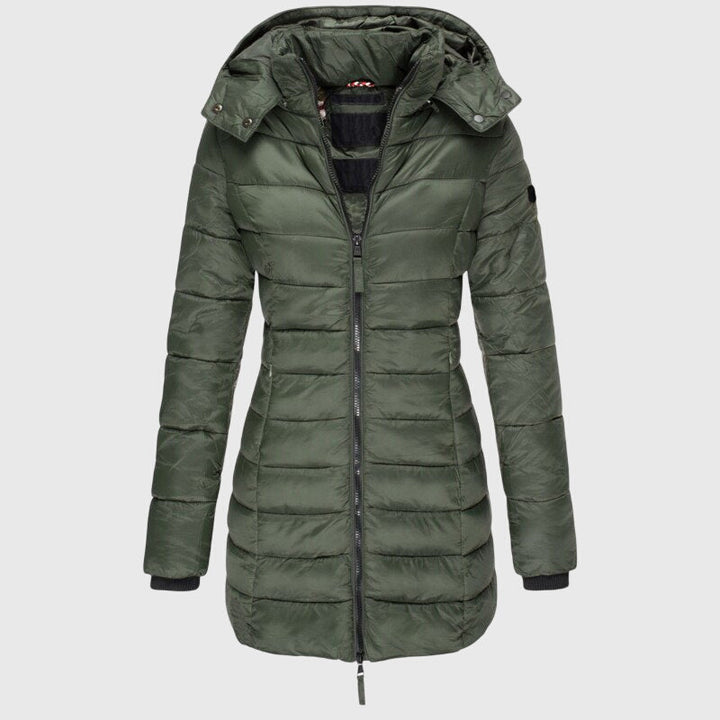 Lauren | Quilted Longline Coat