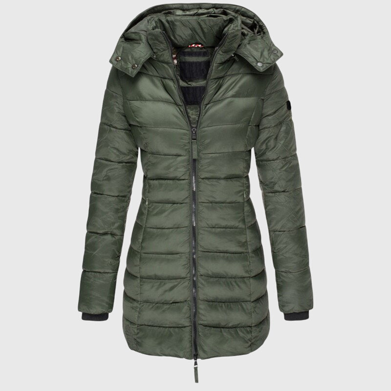 Lauren | Quilted Longline Coat