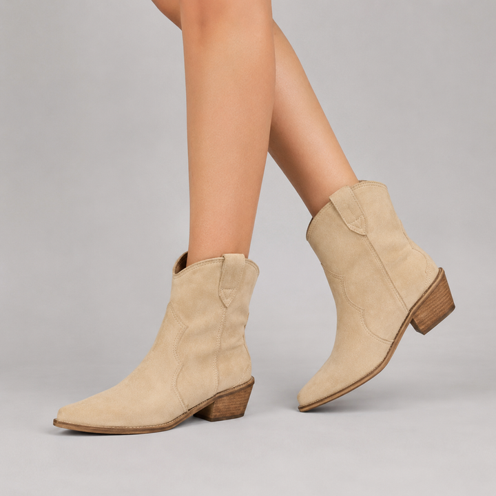 Aurelie | Western Ankle Boots