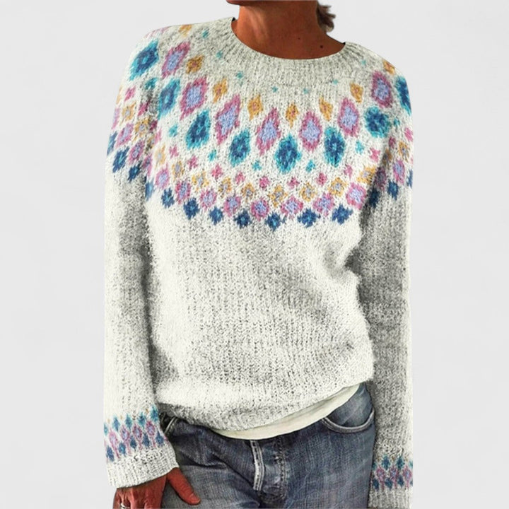 Ophelia | Patterned Knit Sweater