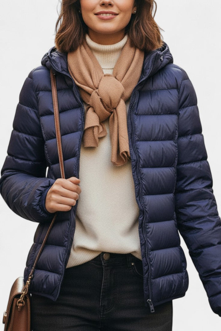 Gabriella | Lightweight Quilted Hooded Jacket