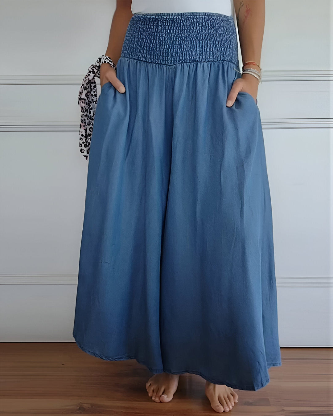 Marlene | Flowing Wide-Leg Trousers