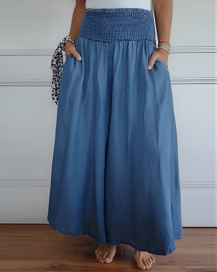 Marlene | Flowing Wide-Leg Trousers