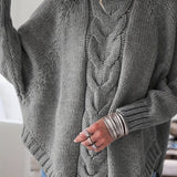 Gretchen | Cable-Knit High-Neck Sweater