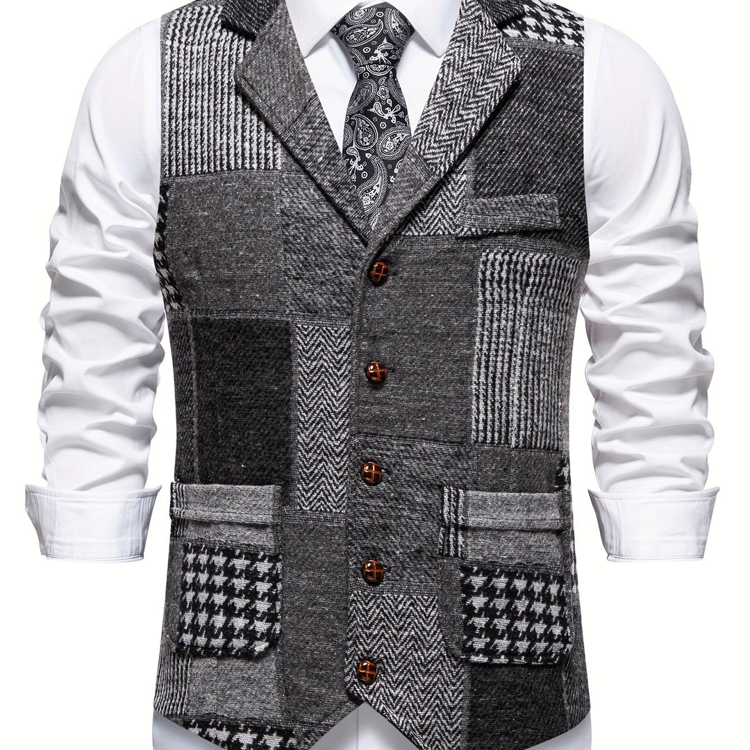 Edmund | Heritage Patchwork Waistcoat
