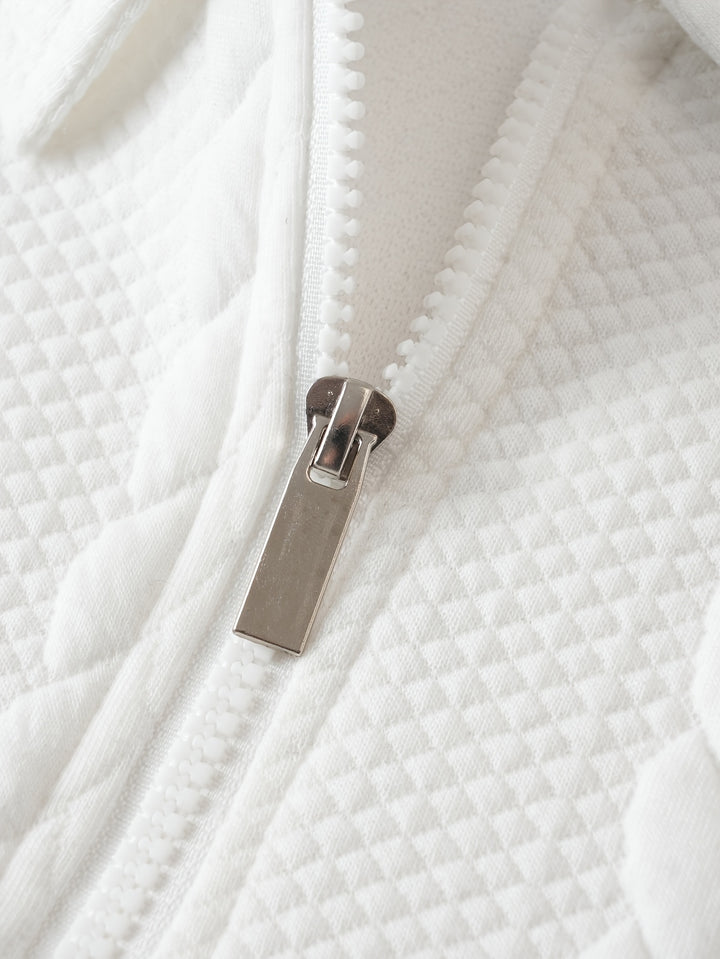 Harvey | Textured Half-Zip Pullover