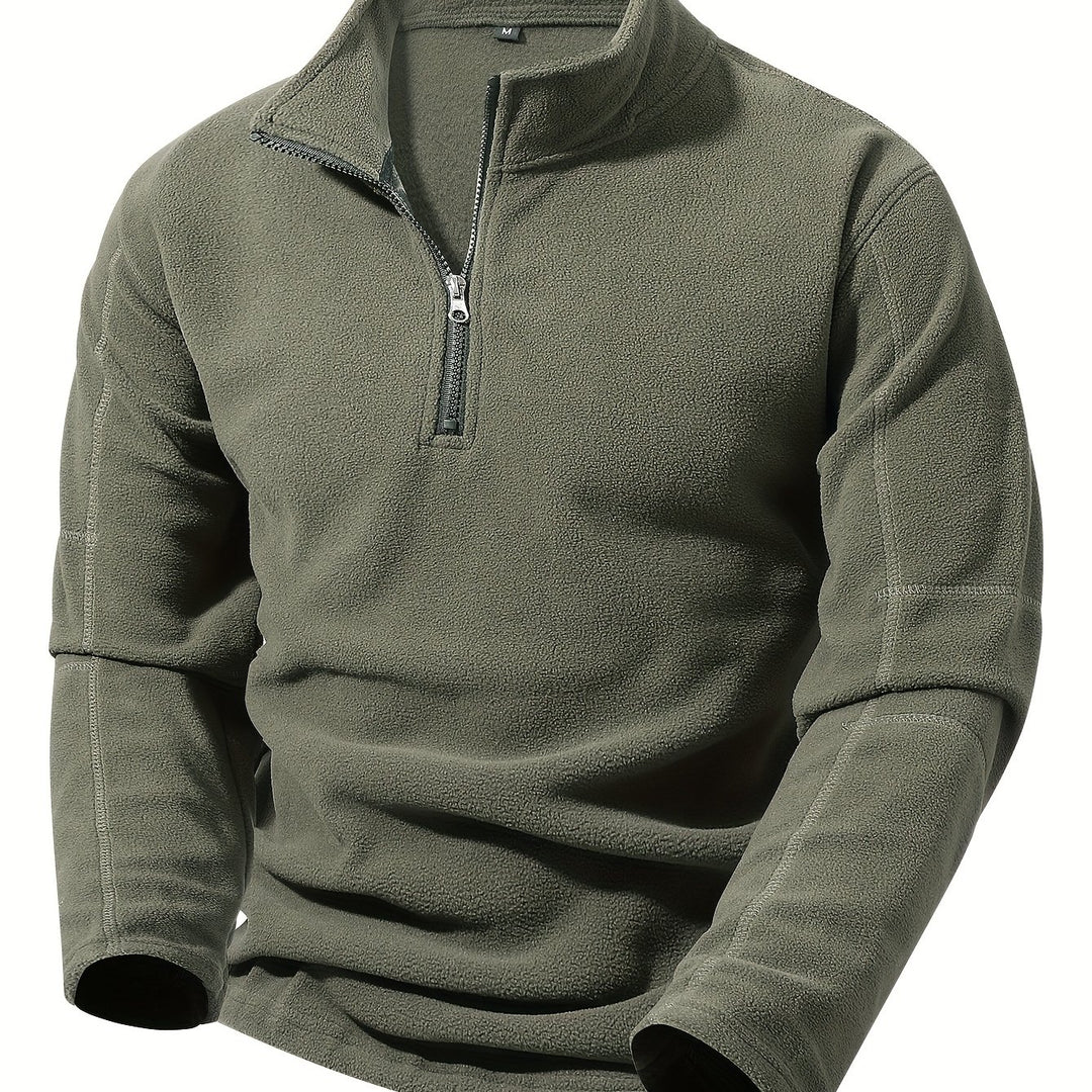 Garrett | Half-Zip Stand-Collar Pullover