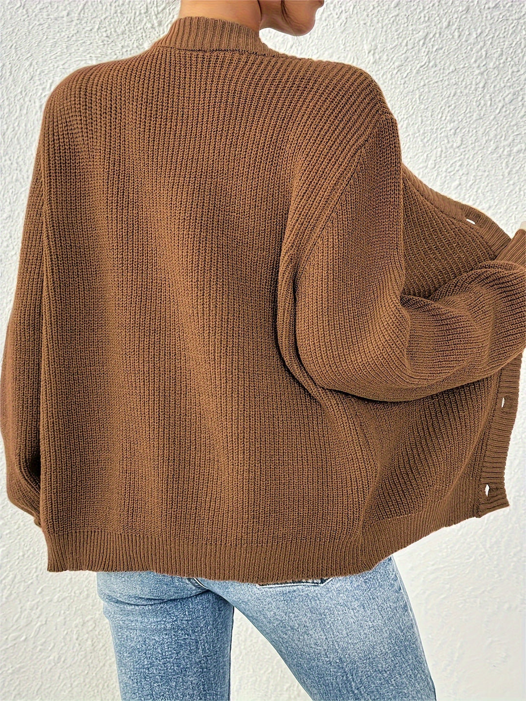 Rosemary | Chunky-Knit Button Cardigan