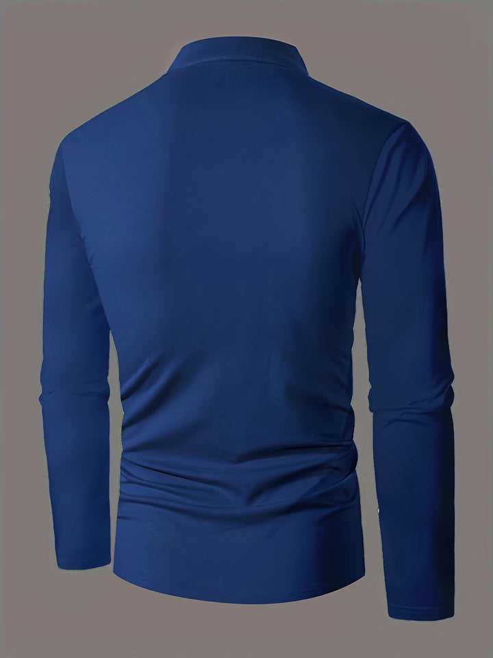 Clayton | Refined Long-Sleeve Polo Shirt