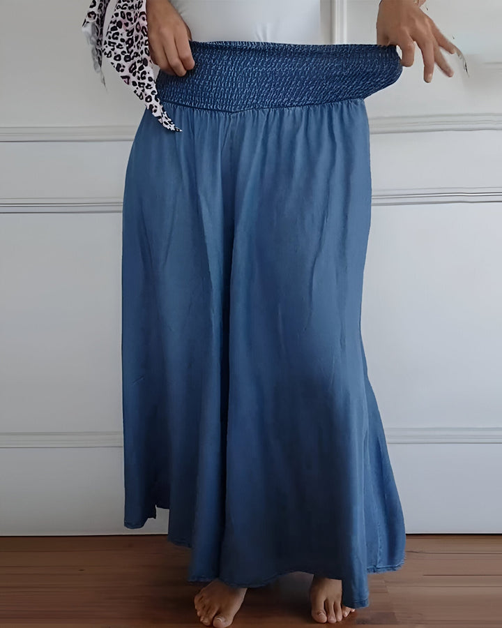 Marlene | Flowing Wide-Leg Trousers