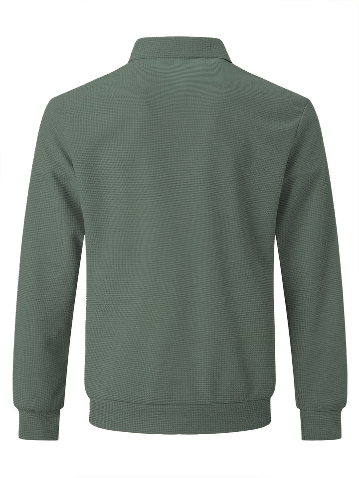 Gerald | Textured Button-Front Jacket