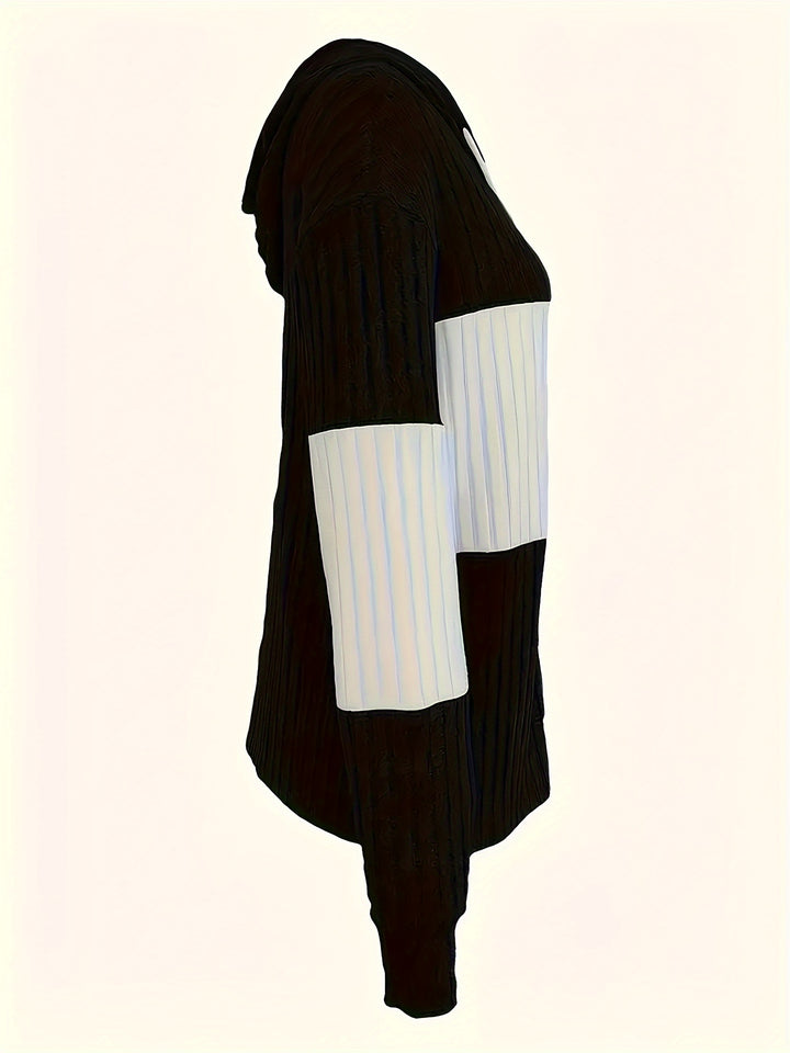 Lydia | Colour Block Hooded Jacket