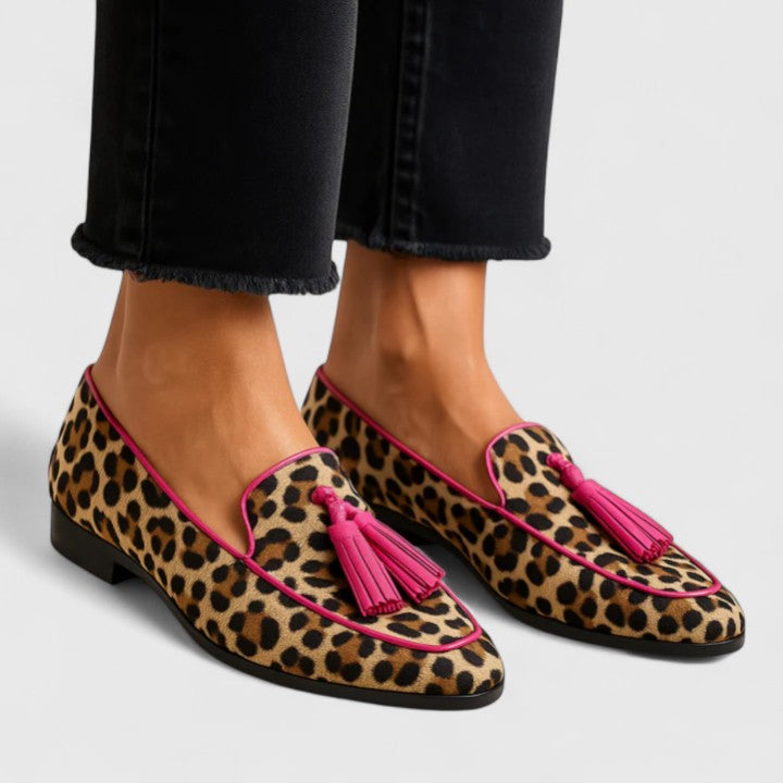Cora | Tassel-Trim Loafers
