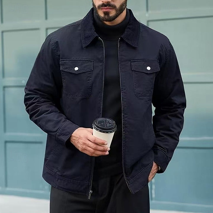 Marshall | Rugged Contrast-Collar Jacket