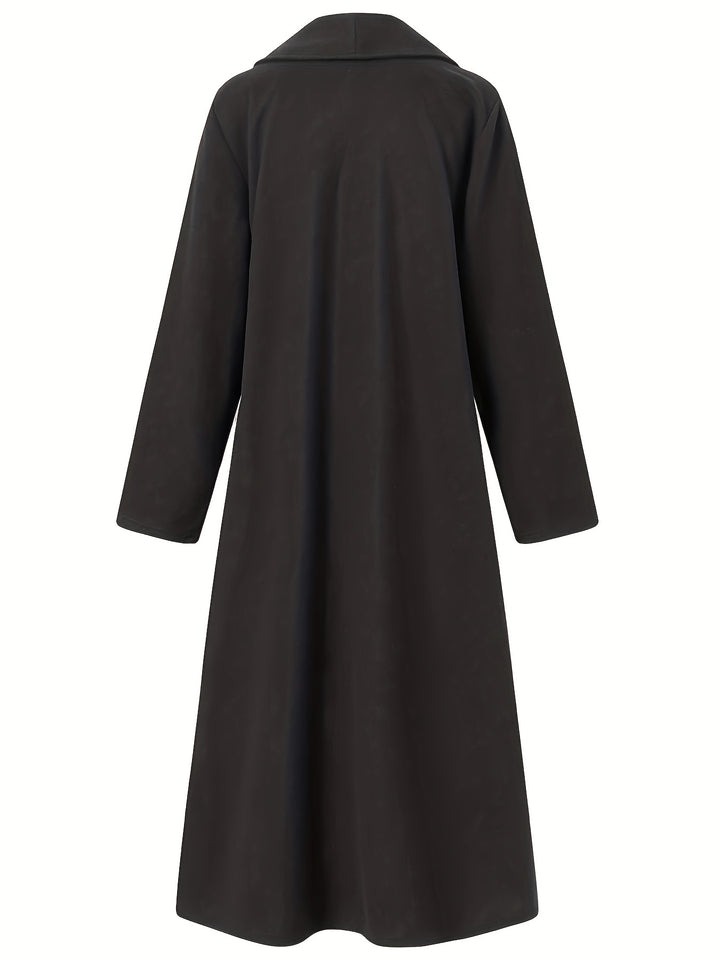 Clarissa | Longline Draped Coat
