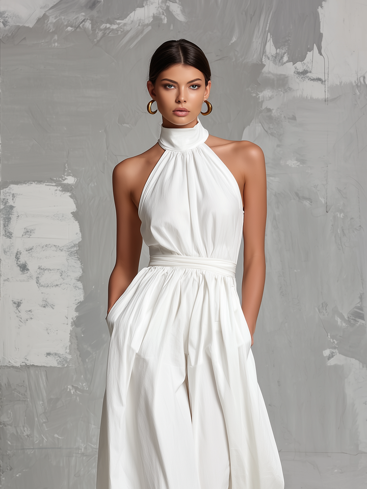 Adele | Elegant Halter-Neck Jumpsuit