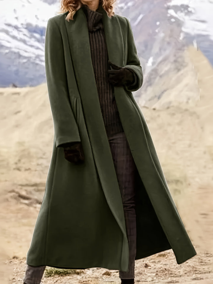 Clarissa | Longline Draped Coat