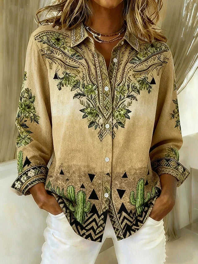 Bettina | Vintage Floral Embroidered Blouse