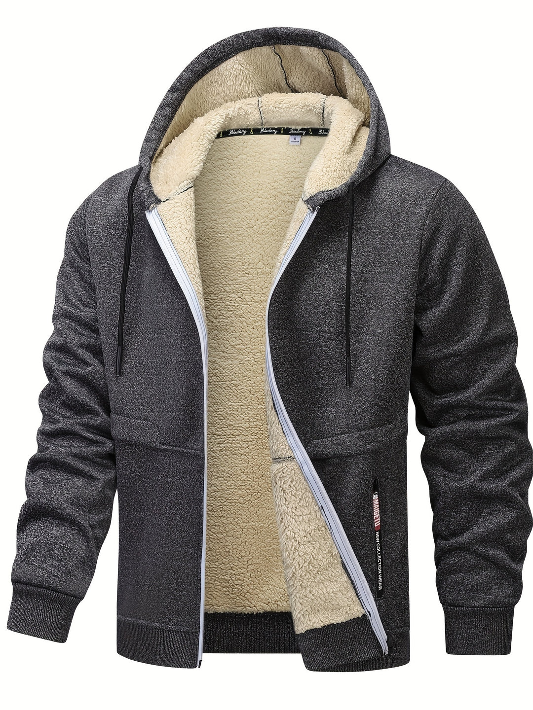 Leonard | Cosy Hooded Zip-Up Jacket