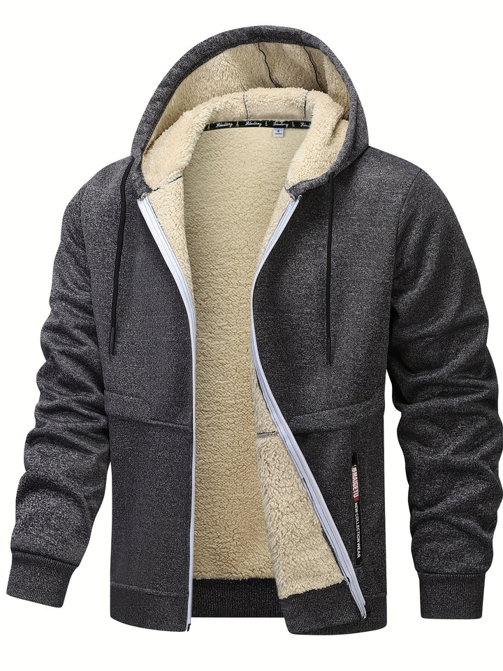 Leonard | Cosy Hooded Zip-Up Jacket