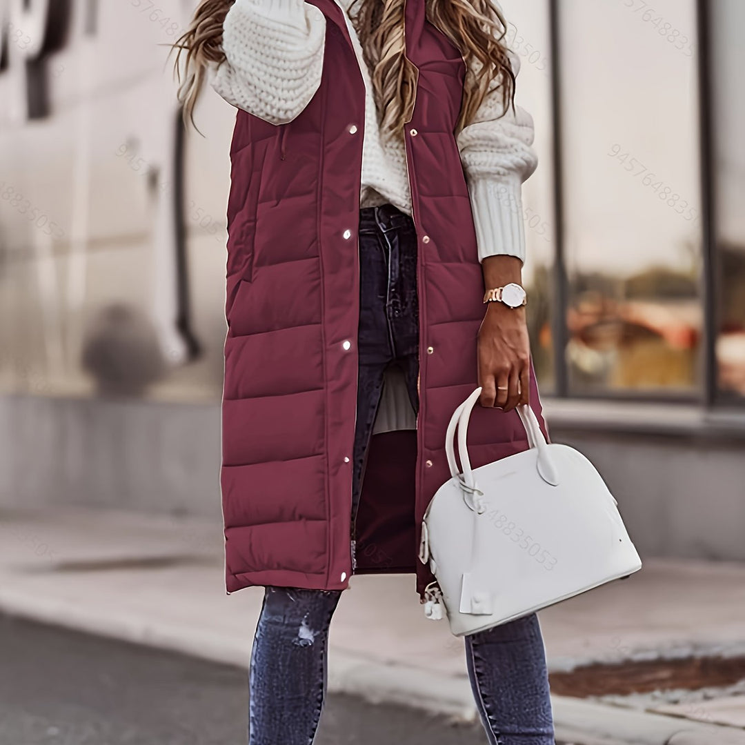 Sabina | Longline Hooded Gilet