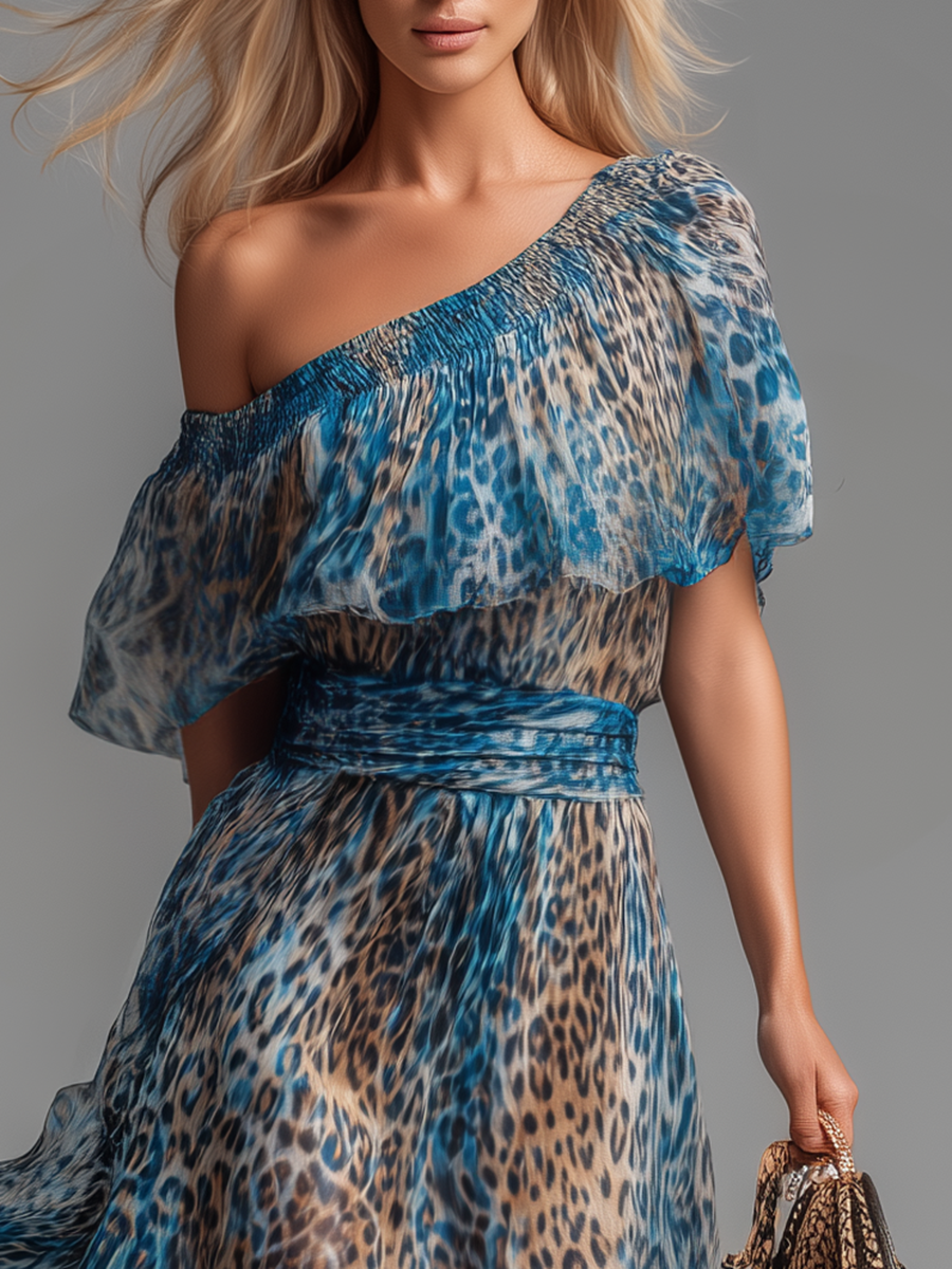 Carys | Off-Shoulder Ruffle Maxi Dress
