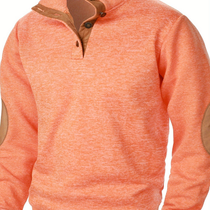 Wesson | Refined Button-Collar Pullover