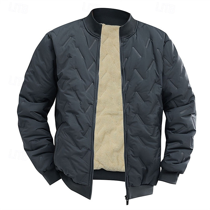 Calvin | Quilted Bomber Jacket