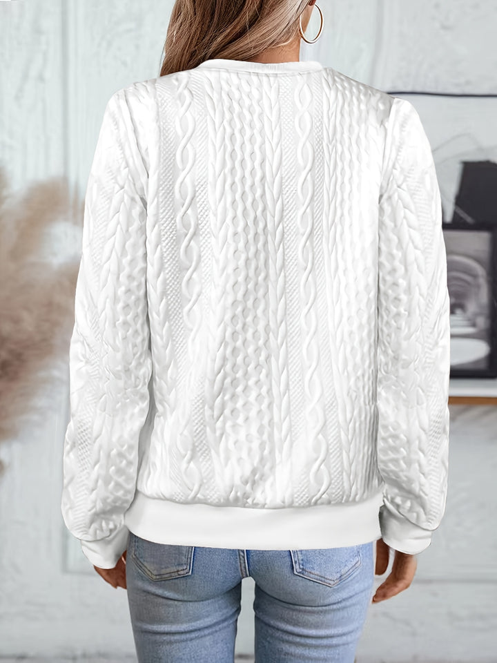 Nadine | Textured Zip-Up Jacket